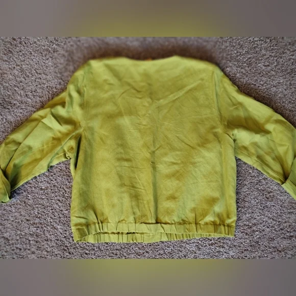 Ruby Rd. Lime Green Jacket Blazer - Picture 12 of 14